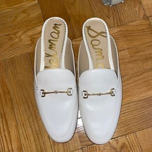 Sam Edelman White Mules
